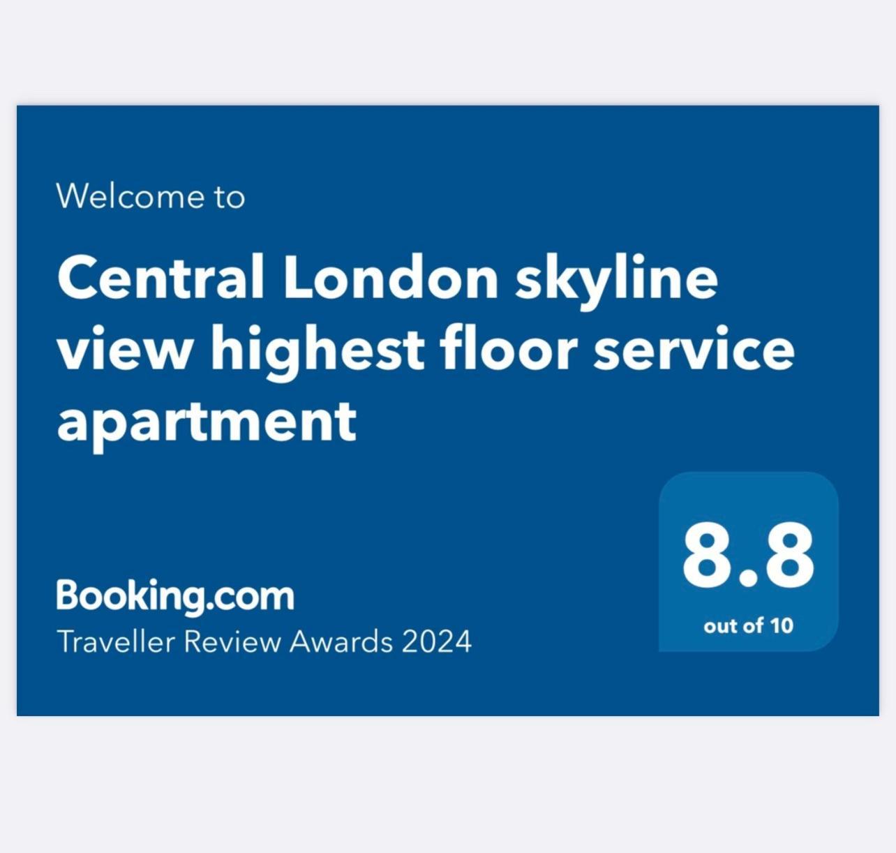 Central London Skyline View Highest Floor Service Apartment Exterior photo